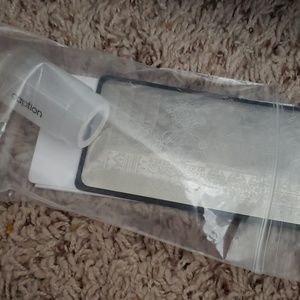 Caption nail stamp set